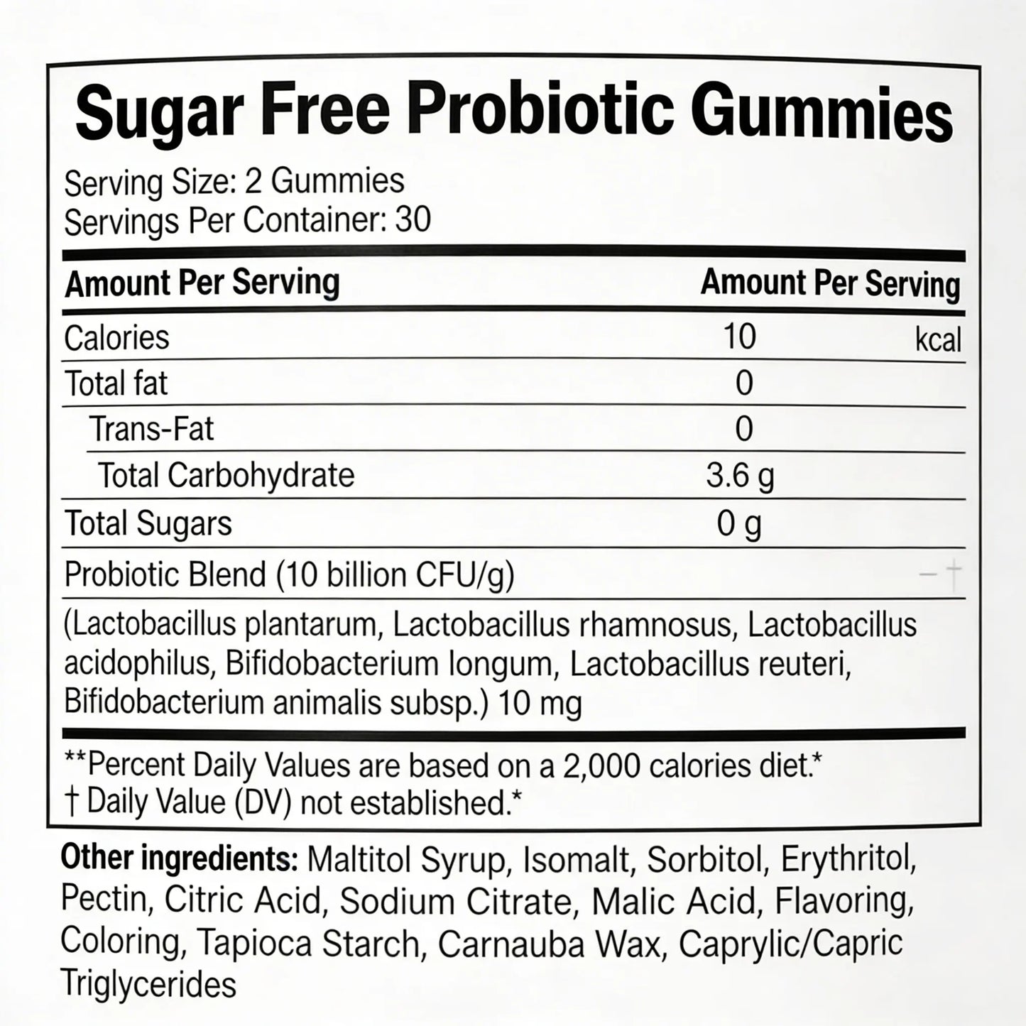 SPNutrition Probiotic Gummies (30 Day Supply)