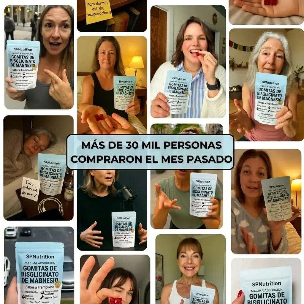 Gomitas de bisglicinato de magnesio SPNutrition